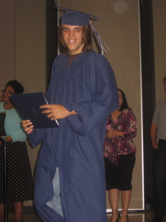my son Tommy at Grad day 2008
