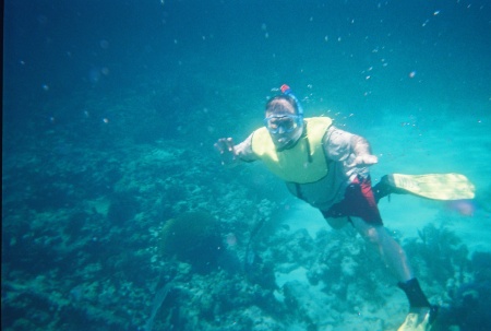 Michael Snorkeling in the Florida Keys