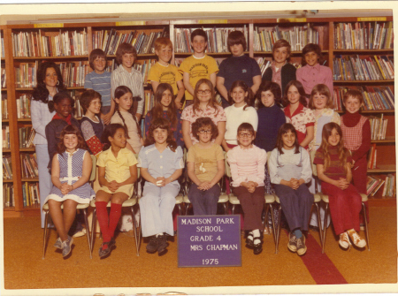 Mrs. Chapman   4th Grade  1975