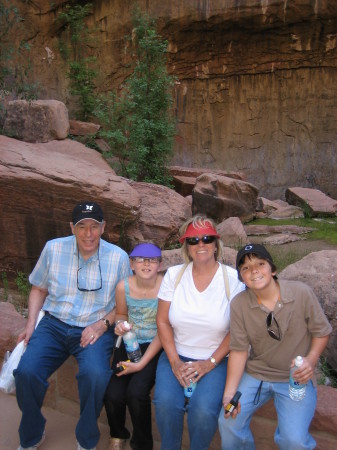 Hiking in Zion