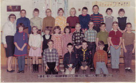 Mrs. Olsen's 3rd Grade Class 1969