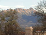 Sta Rita Mountains  from my back patio