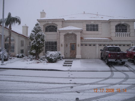 It never snows in Vegas..