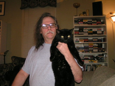 myself and my cat, who has no name.