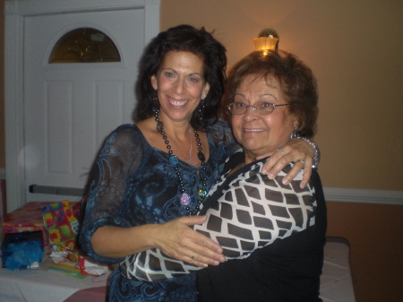 My Mom and me at my party