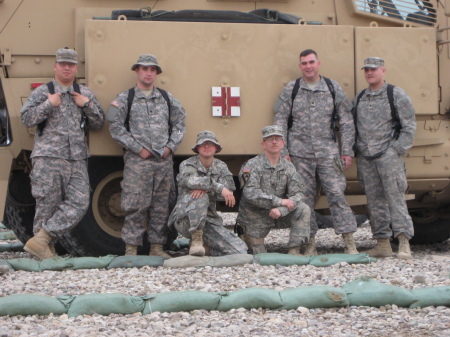 Medics for E Company 1-161 Inf Bn --Iraq 2008