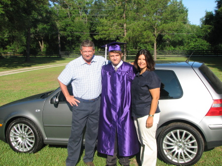 Proud Parents on our son's graduation