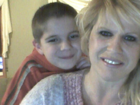 Helena and youngest son Joshua, January 2009