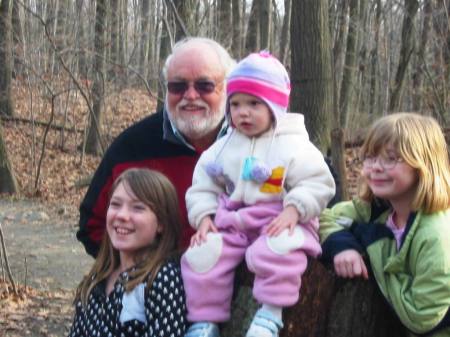 Ron with three of our granddaughters