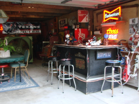 inside my garage/bar