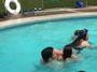 Siblings drowning each other?