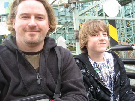 Me and my son at Disneyland