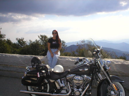 bike sitting on wall