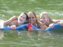 Me and the girls cooling off