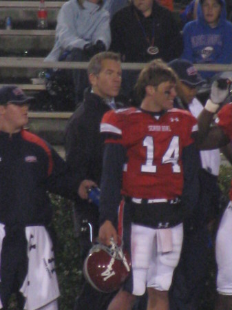 John  Parker Wilson on the sideline