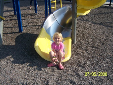 My Daughter Cady In the Hotel Playground