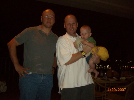 Don with Brad and son