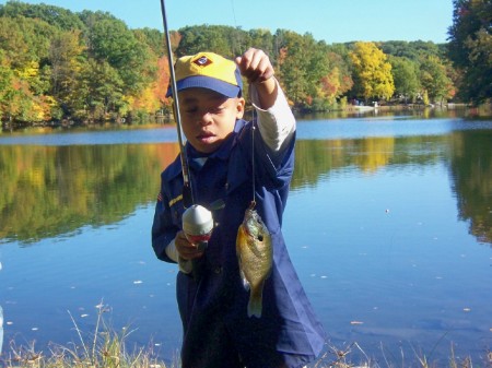 Boy Scout Camping - Fishing 2008 - New York