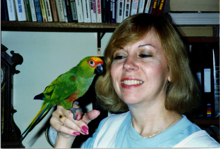 ME AND MY CONURE (PETIE)--1990