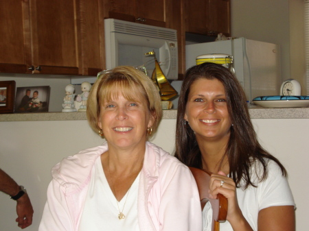 My sister Denise and myself over the summer