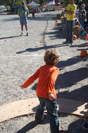 Nathan running - October festivities