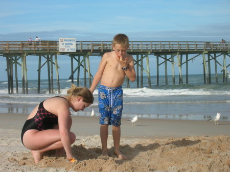 My niece, Lauren and Michael