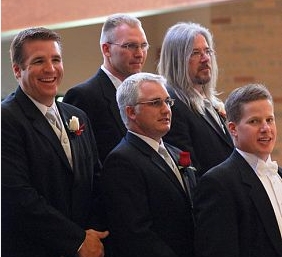 Groomsmen at Heather's Wedding