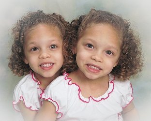 Granddaughters Azaria and Amara