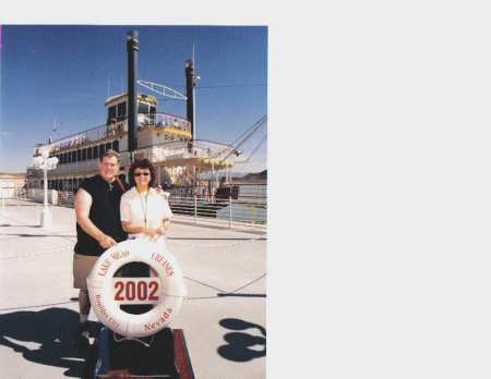 sandie & vic at lake mead