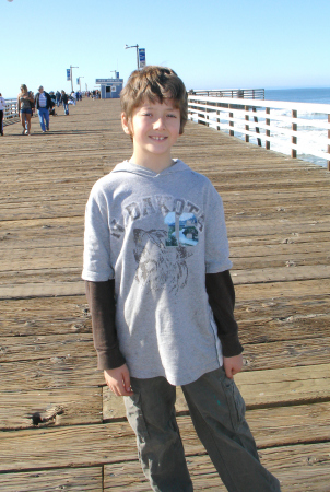 Jared at the Pismo Beach Pier Jan 2009