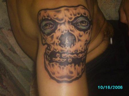 my misfits fiend skull tattoo!!!