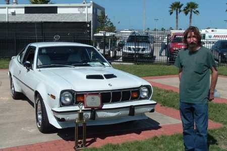 My boyfriend Dave & one of his collector cars