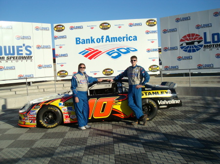 Me and Jesse at Charlotte Motor Speedway