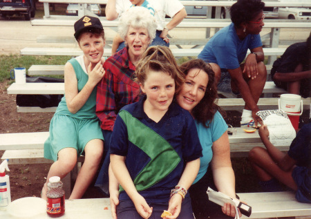 Jenn, Mom, Danielle and Carol 1989