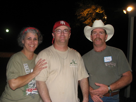 Matt and Melissa Holcomb; Joe Waldrop