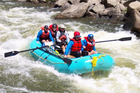 Guiding on the Payette River in Idaho.