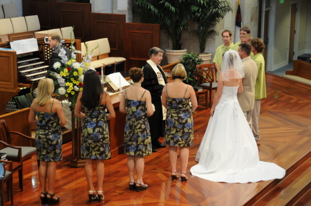 Bridal Party during Ceremony!