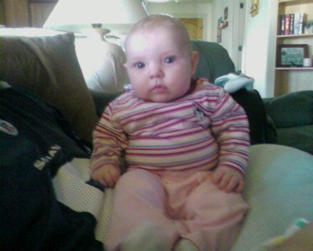 Emelia at age 2 months