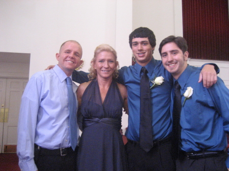 Me and My Nephews at Daughters Wedding