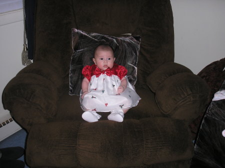 Natasha at 2 months old Christmas 2008