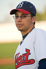 son Josh in Arizona winter league