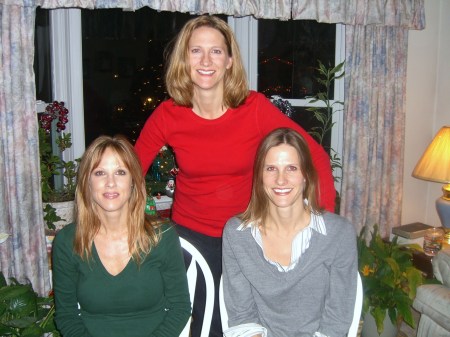 me and my sisters - Christmas Eve 2008