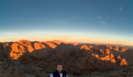 Sunrise on Mt. Sinai November 2008