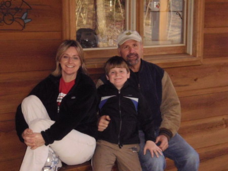 Family minus one at the Cabin