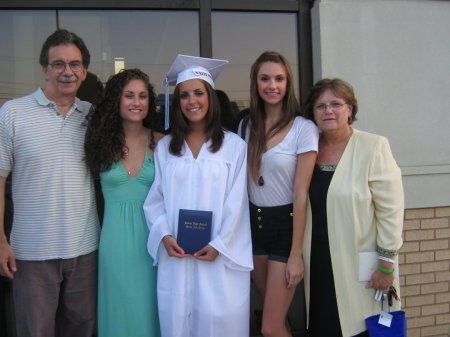Family photo at Robyn’s HS graduation 