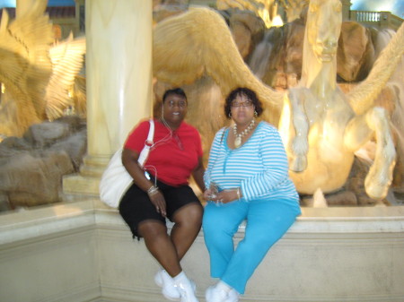 my girl gina and I on our vegas vacation