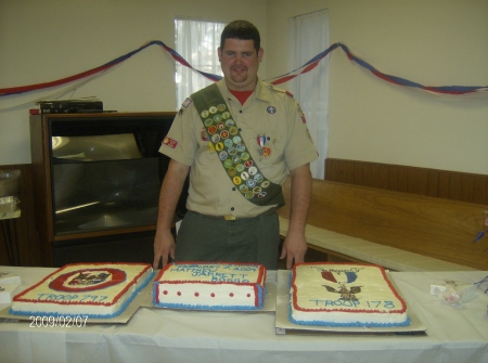 My son, Jarrett, the Eagle Scout