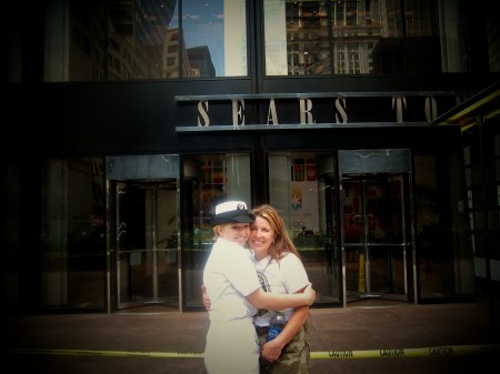 Me & my babygirl at the Sear Tower~Chicago