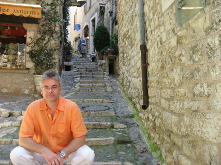 Lee in St. Paul du Vence, France