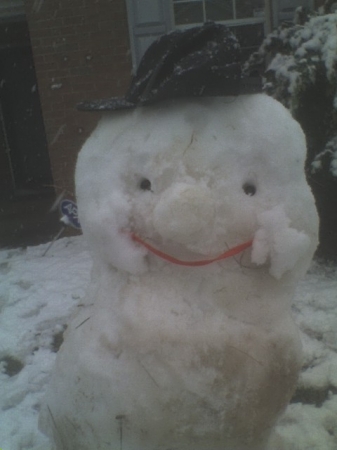 the snowman "Ralph"